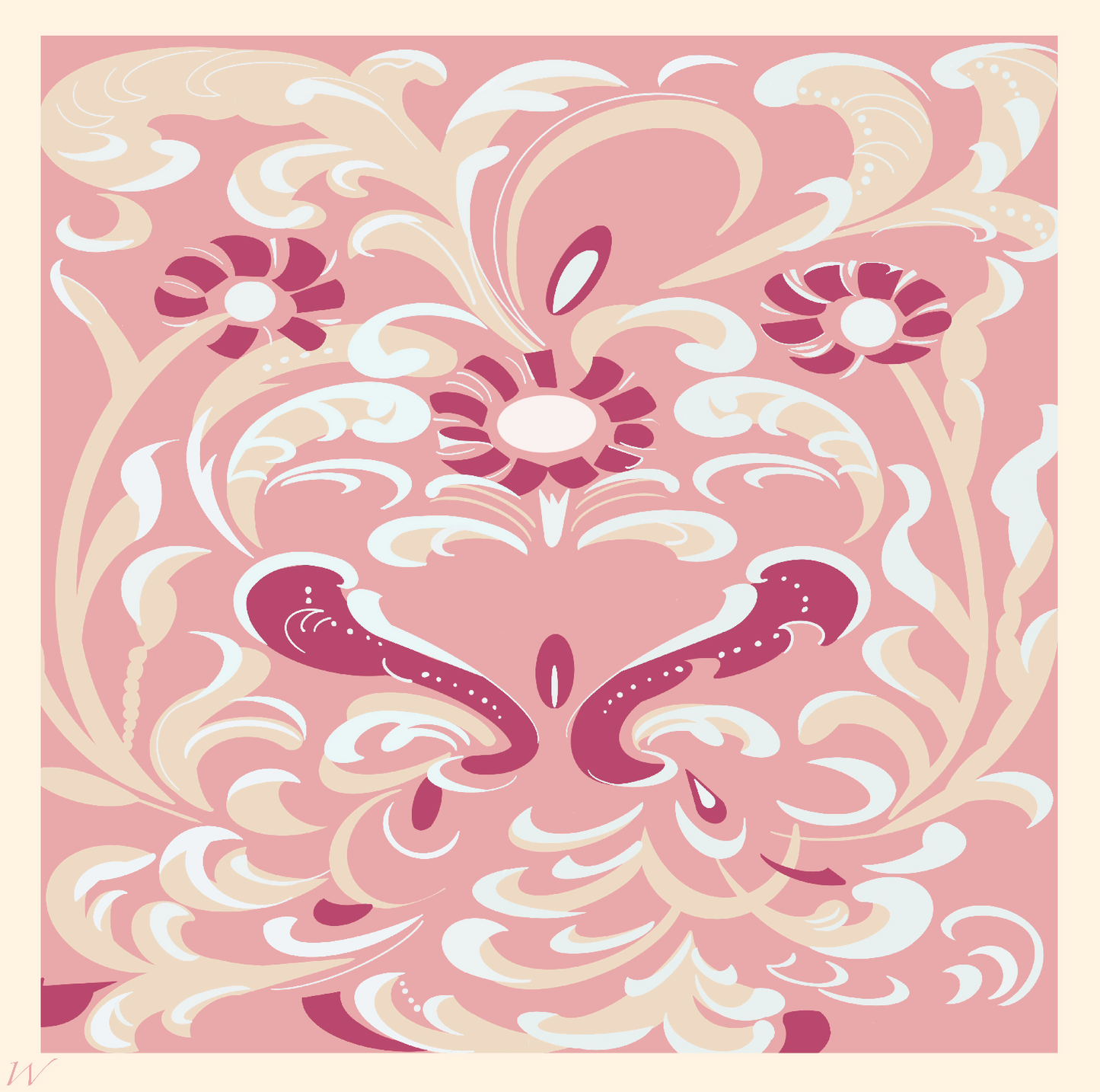 Fanablomsten Rosa